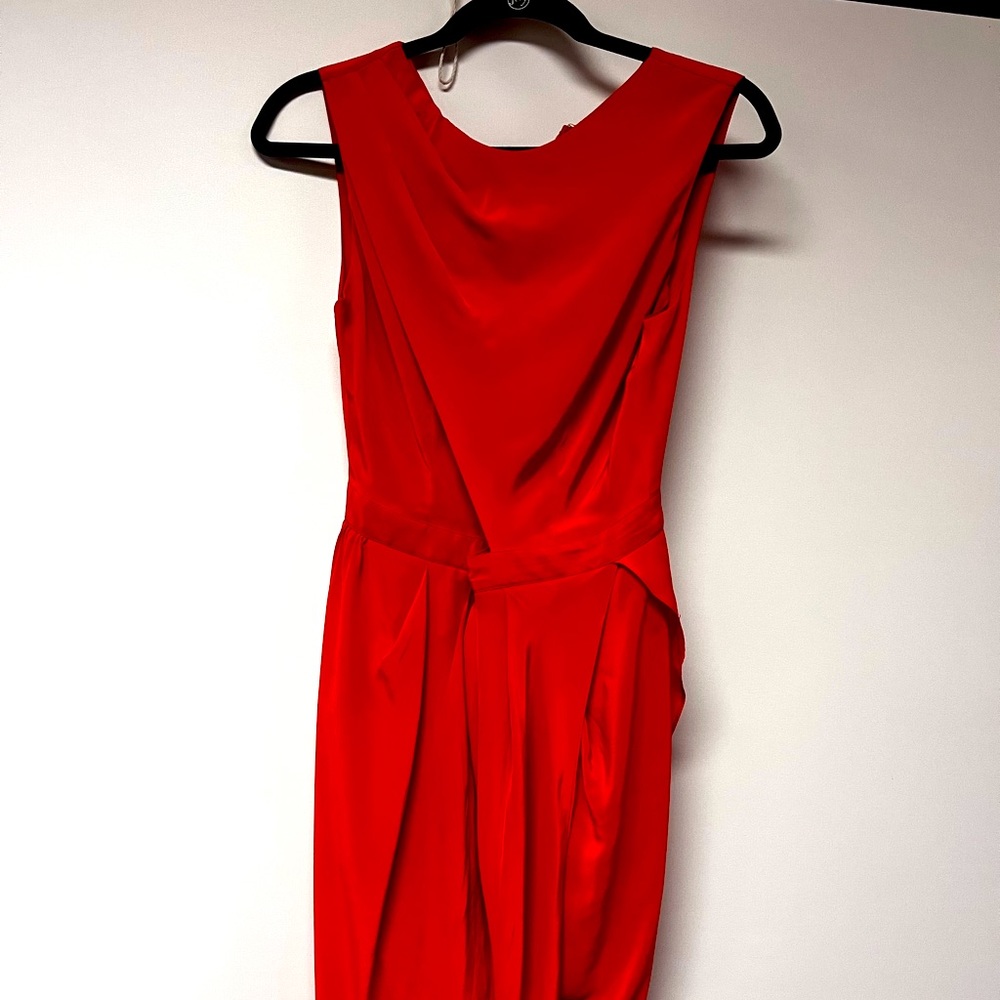 Shakuhachi Silk Asymmetric Dress - Size S